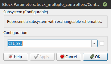Setting configuration as reference